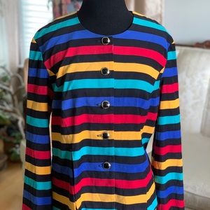 Vintage colorful lightweight jacket